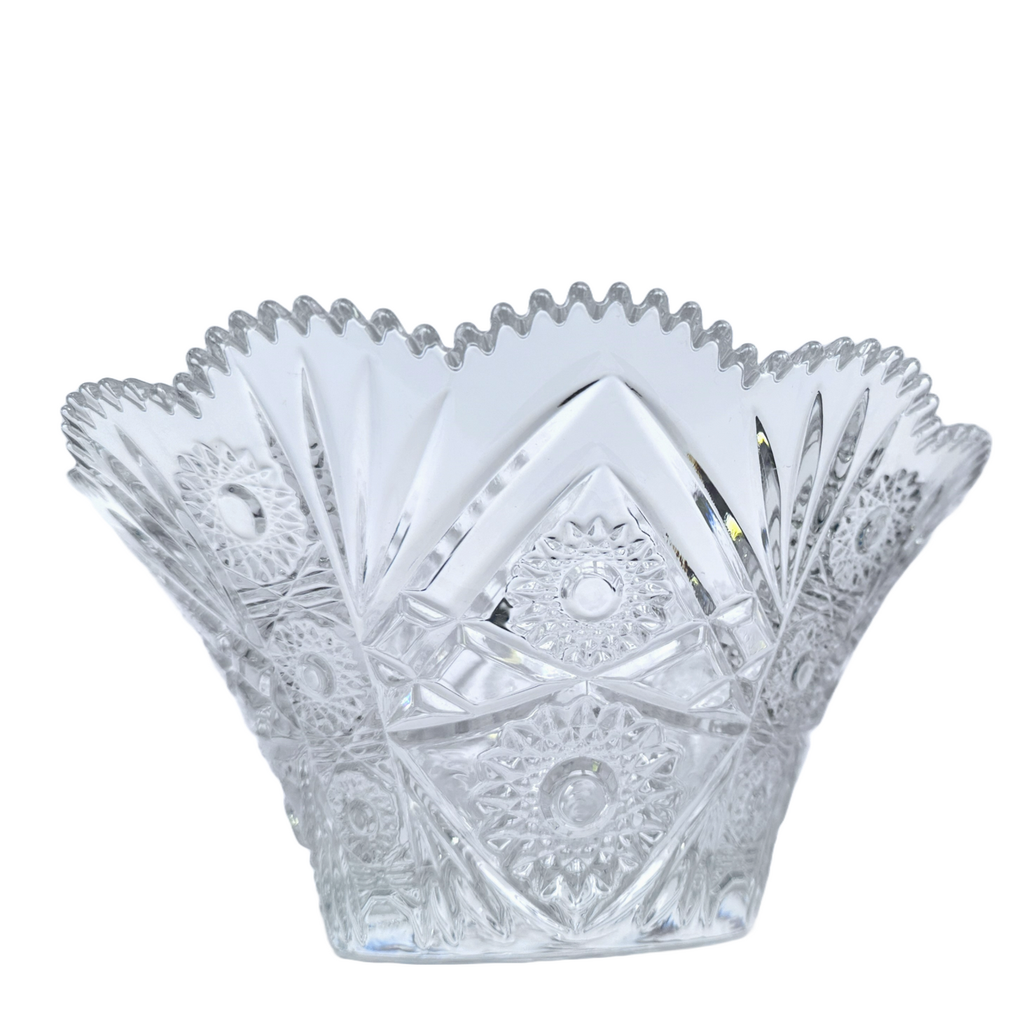 Bohemia Crystal Glass Bowl Small Decorative Bowl Handblown in the Czech Republic