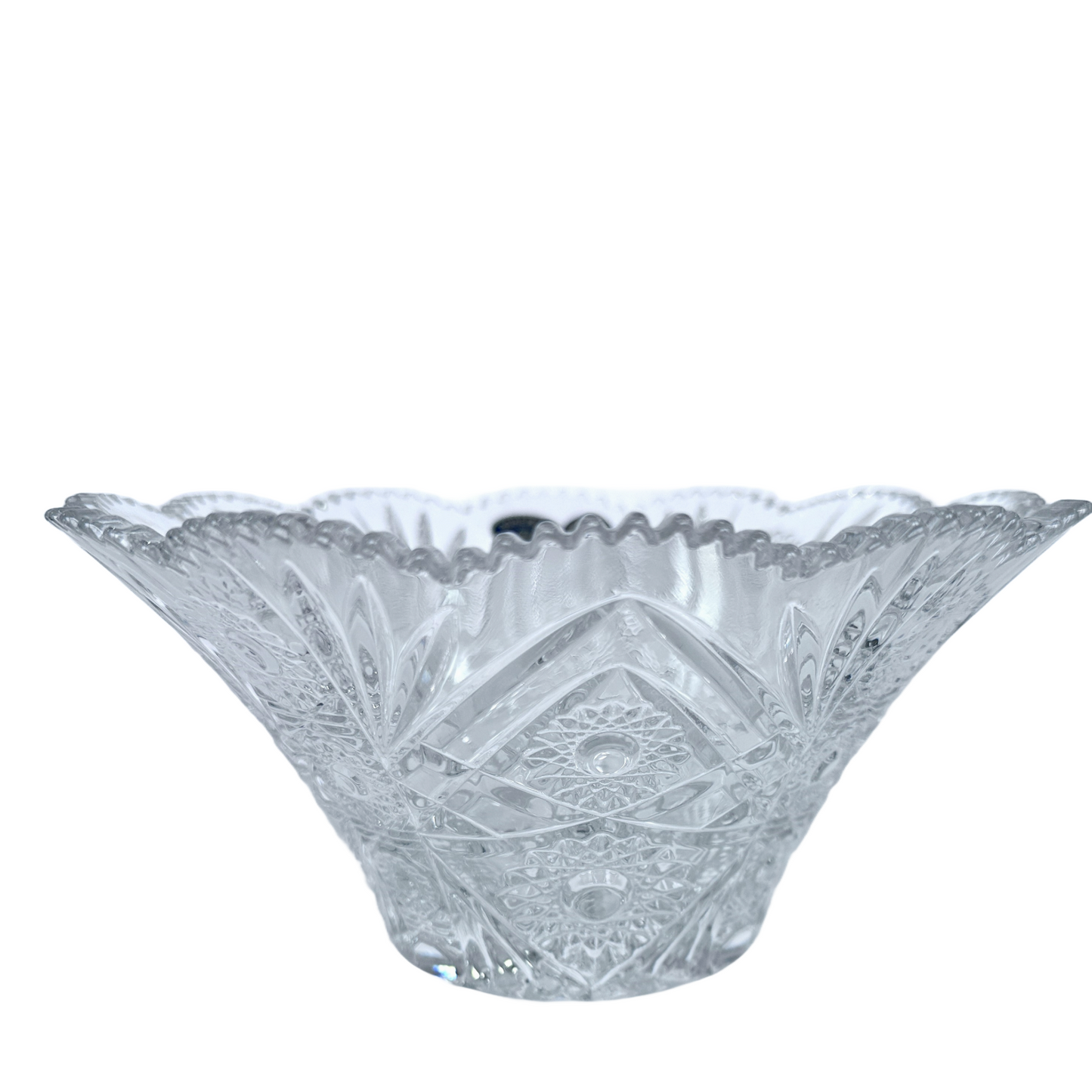 Bohemia Crystal Glass Bowl Small Decorative Bowl Handblown in the Czech Republic
