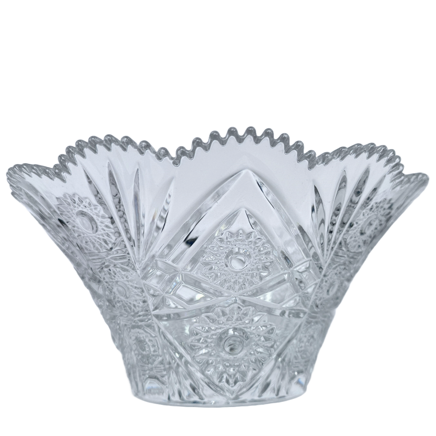 Bohemia Crystal Glass Bowl Small Decorative Bowl Handblown in the Czech Republic
