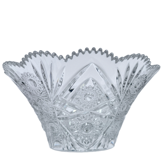 Bohemia Crystal Glass Bowl Small Decorative Bowl Handblown in the Czech Republic